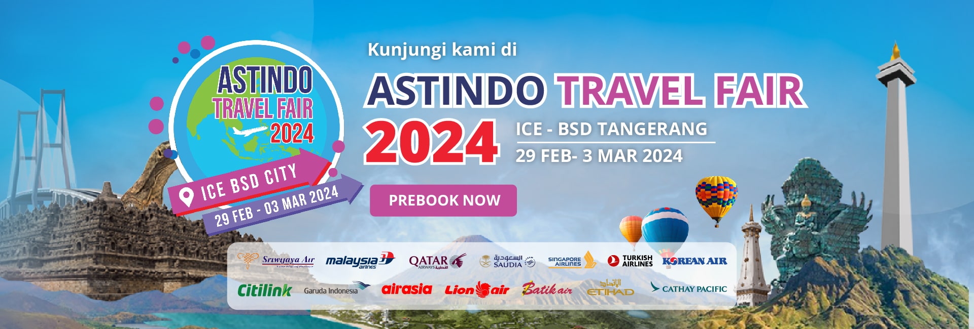 ASTINDO TRAVEL FAIR 2024 - Flight Pre Order